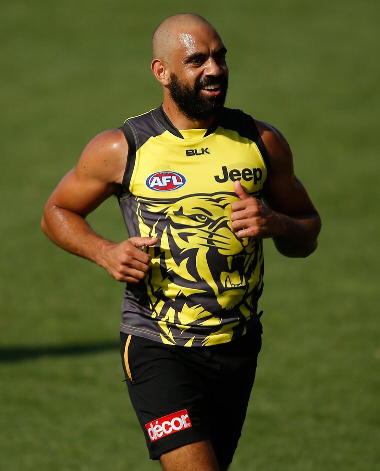 AFL 2016 Training - Richmond Training 150316 It's been a tough summer both on and off the training track for Chris Yarran - ${keywords}